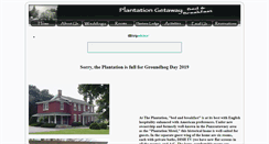 Desktop Screenshot of plantationgetaway.com
